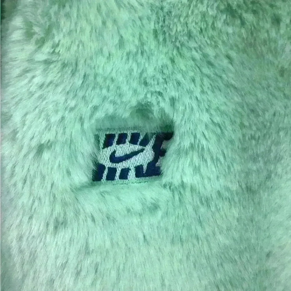 S NIKE Women Sportswear Icon Clash Mint Green Full Zip coat C1 Small - Picture 3 of 12